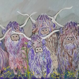 Four Shaggy Highlands