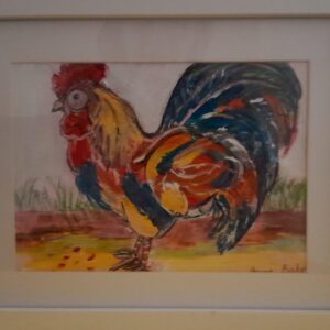 Rooster on the prowl
