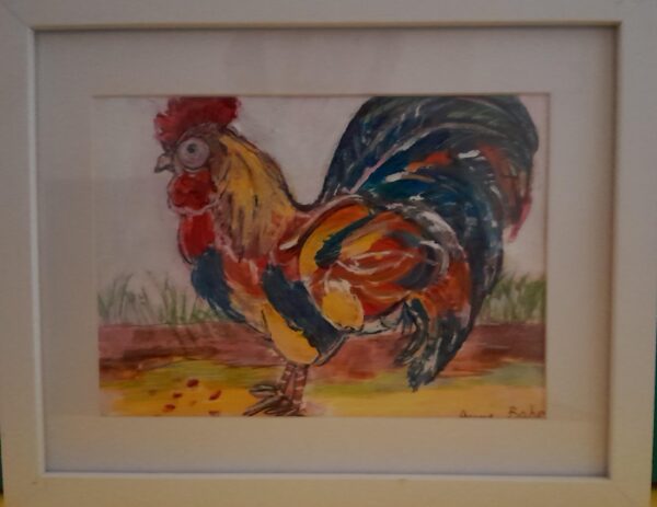 Rooster on the prowl
